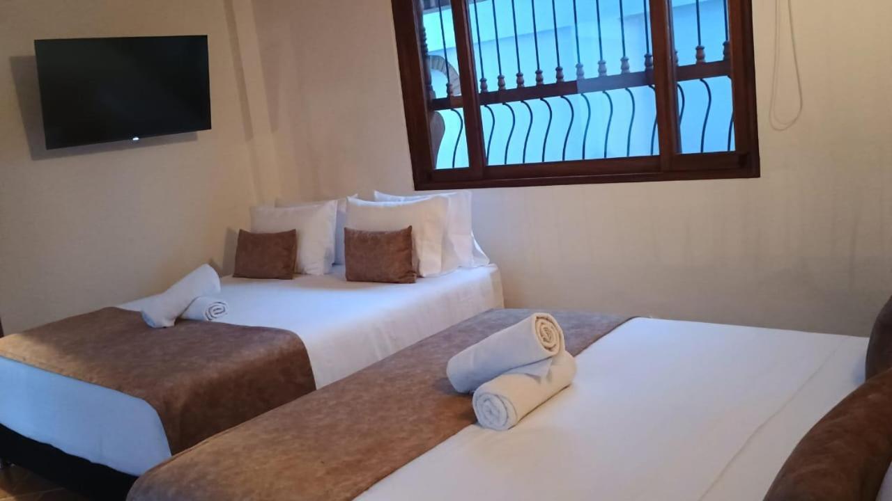 Hotel Santa Barbara Sachica บียาเดเลย์บา ภายนอก รูปภาพ