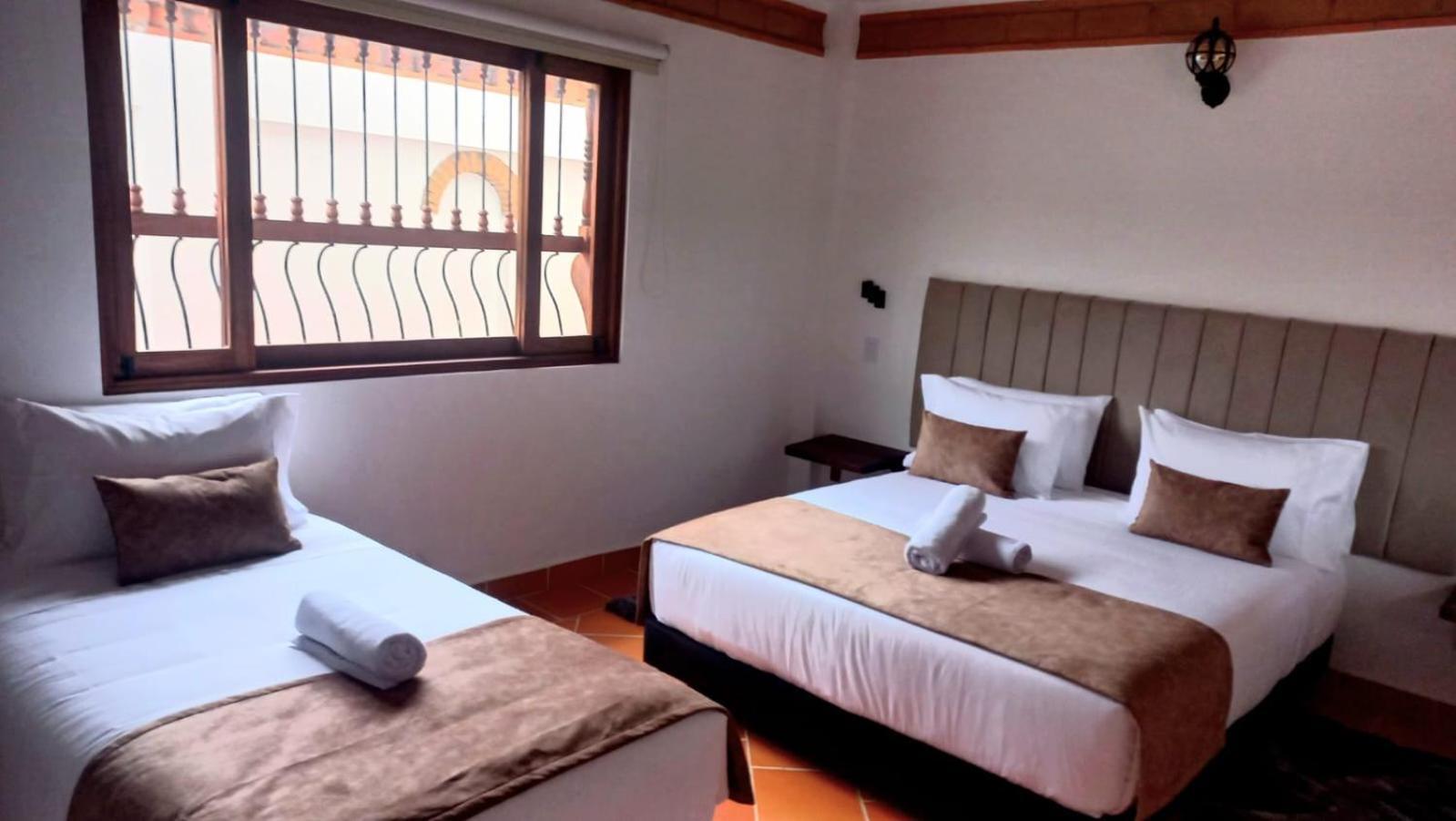 Hotel Santa Barbara Sachica บียาเดเลย์บา ภายนอก รูปภาพ