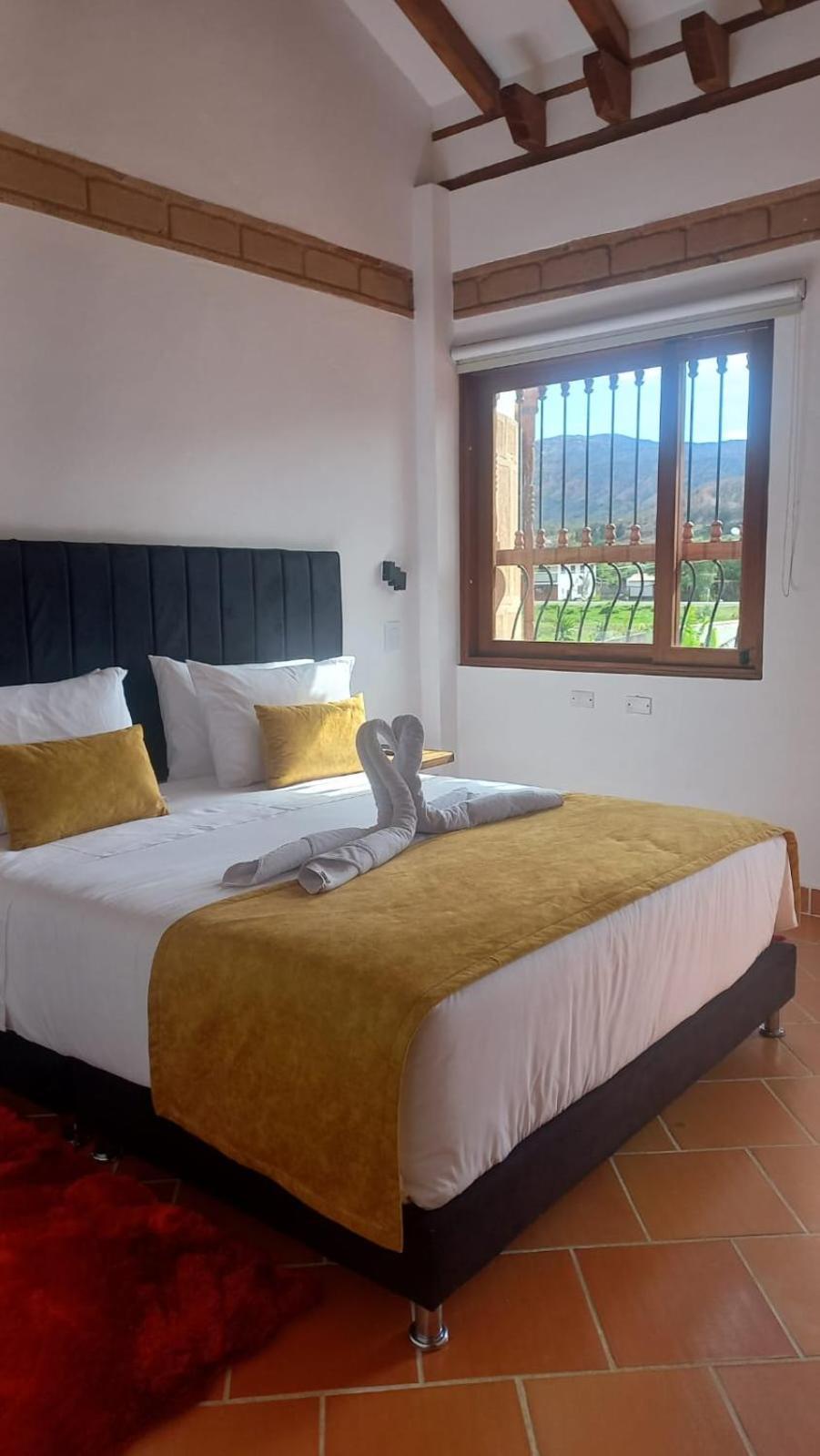 Hotel Santa Barbara Sachica บียาเดเลย์บา ภายนอก รูปภาพ