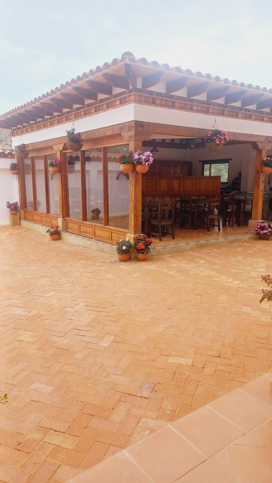 Hotel Santa Barbara Sachica บียาเดเลย์บา ภายนอก รูปภาพ